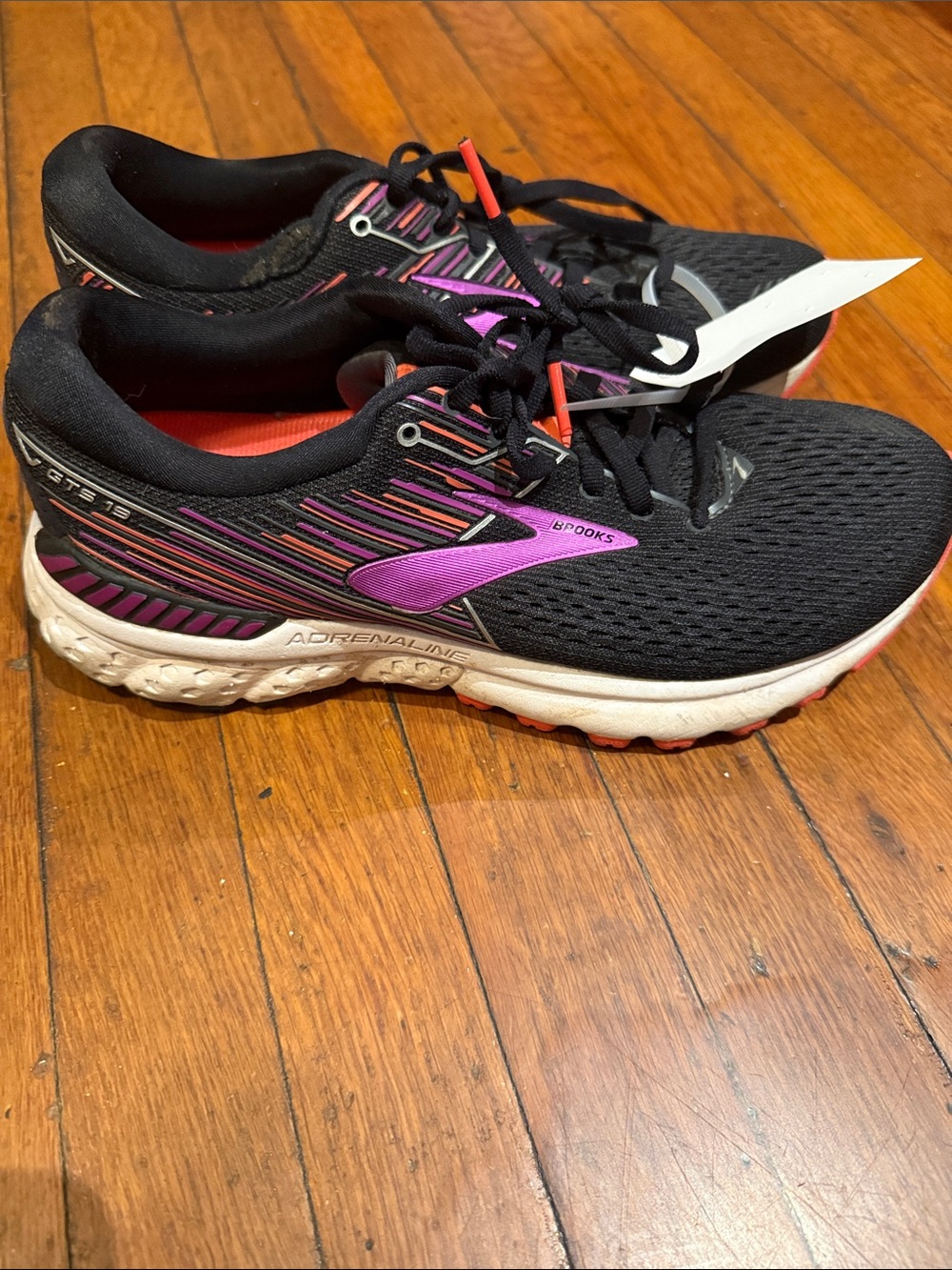Brooks Women’s Running Shoes - Black with Purple and Red Accents